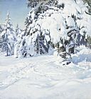 Winter Landscape by Peder Knudsen